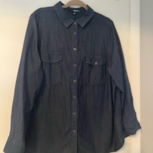 Denim 24/7 Blue Lightweight Shirt Jacket